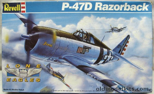 Revell 1/32 P-47D Razorback - Thunderbolt - 'Bonnie' Major Bill Dunham (14 Kills), 4554 plastic model kit